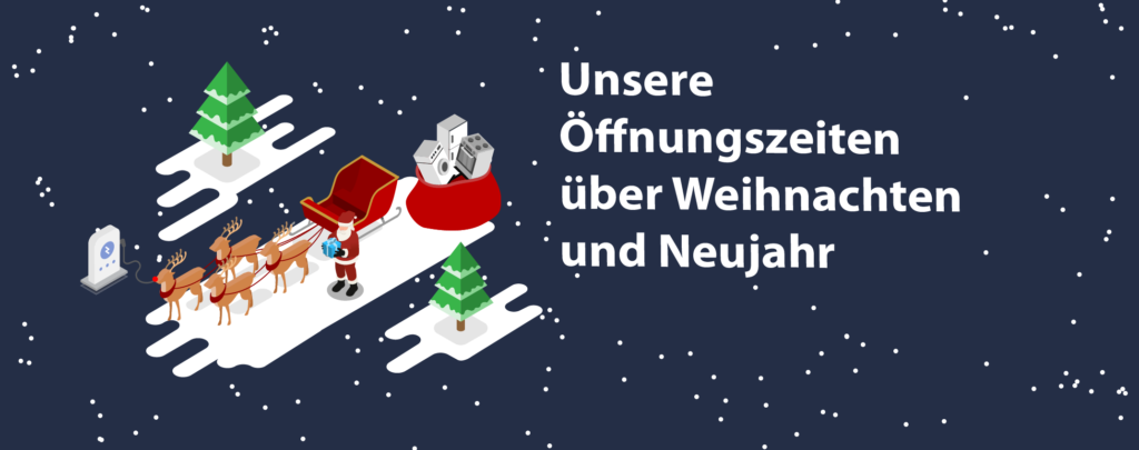 Unsere Öffnungszeiten über Weihnachten und Neujahr Elektro Hesser